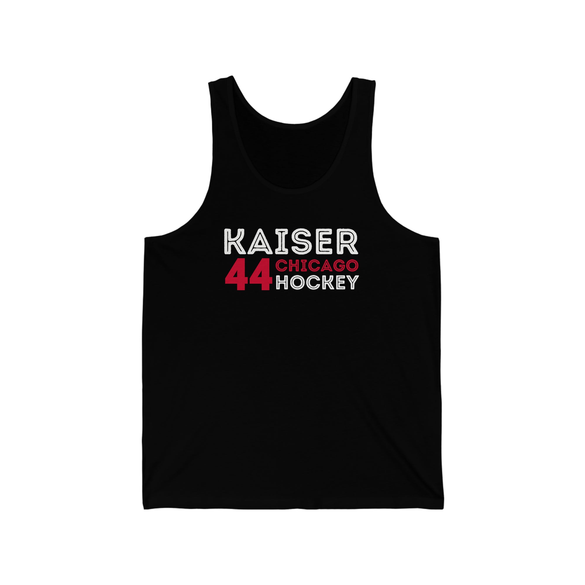 Kaiser 44 Chicago Hockey Grafitti Wall Design Unisex Jersey Tank Top
