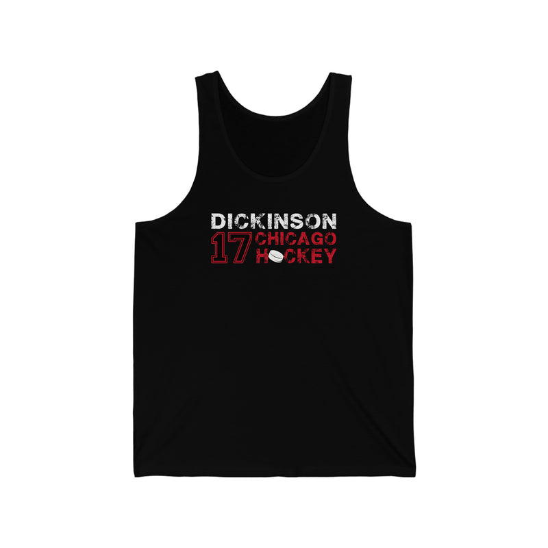 Dickinson 17 Chicago Hockey Unisex Jersey Tank Top