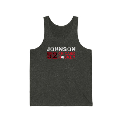 Johnson 52 Chicago Hockey Unisex Jersey Tank Top