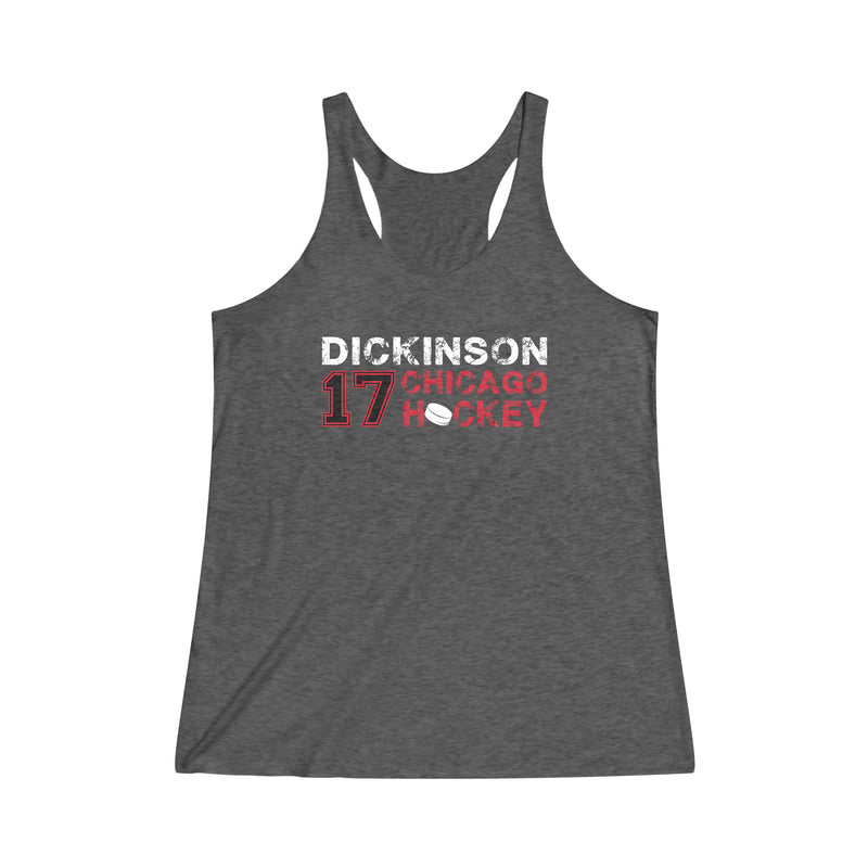 Dickinson 17 Chicago Women's Tri-Blend Racerback Tank Top