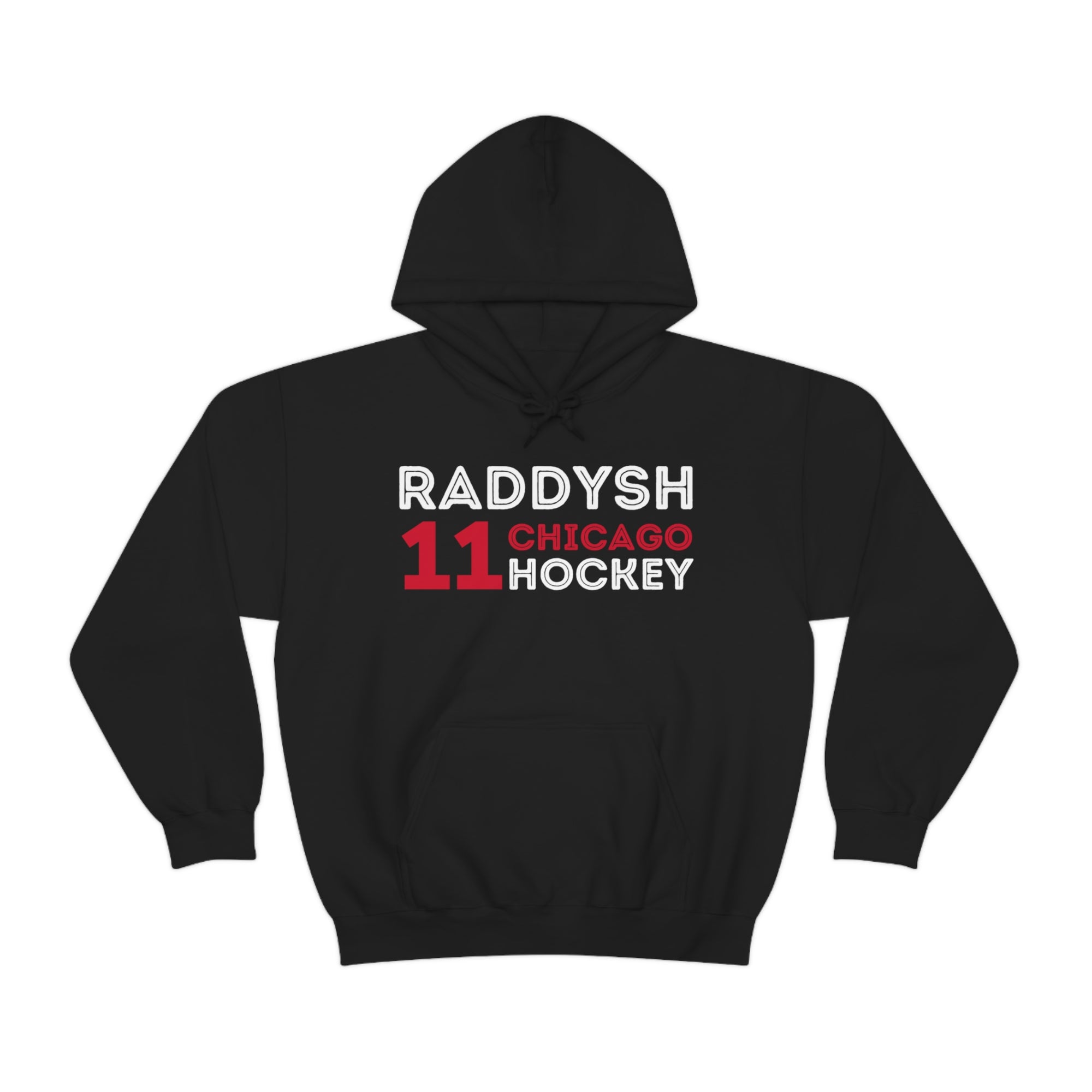 Raddysh 11 Chicago Hockey Grafitti Wall Design Unisex Hooded Sweatshirt