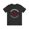 Johnson 90 Chicago Hockey Number Arch Design Unisex T-Shirt