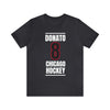 Donato 8 Chicago Hockey Black Vertical Design Unisex T-Shirt