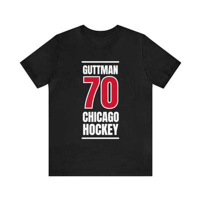 Guttman 70 Chicago Hockey Red Vertical Design Unisex T-Shirt