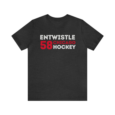 Entwistle 58 Chicago Hockey Grafitti Wall Design Unisex T-Shirt