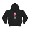 Hall 71 Chicago Hockey Red Vertical Design Unisex Hooded Sweatshirt