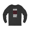 Bedard 98 Chicago Hockey Black Vertical Design Unisex Jersey Long Sleeve Shirt