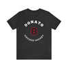 Donato 8 Chicago Hockey Number Arch Design Unisex T-Shirt