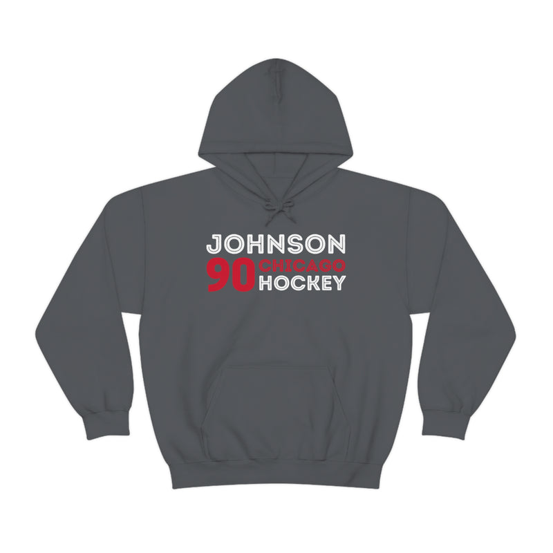 Johnson 90 Chicago Hockey Grafitti Wall Design Unisex Hooded Sweatshirt