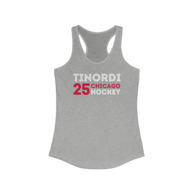 Tinordi 25 Chicago Hockey Grafitti Wall Design Women's Ideal Racerback Tank Top