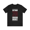 Guttman 70 Chicago Hockey Black Vertical Design Unisex T-Shirt