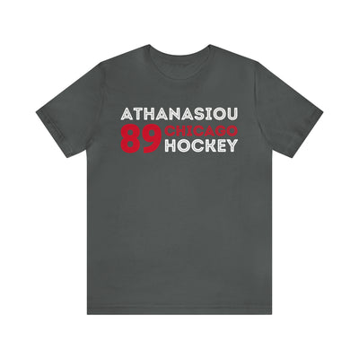 Athanasiou 89 Chicago Hockey Grafitti Wall Design Unisex T-Shirt