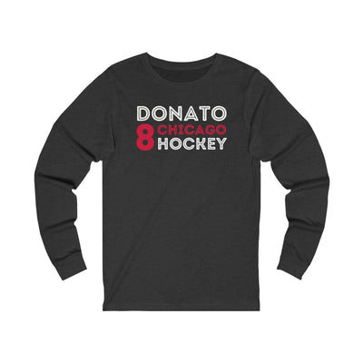 Donato 8 Chicago Hockey Grafitti Wall Design Unisex Jersey Long Sleeve Shirt
