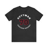 Guttman 70 Chicago Hockey Number Arch Design Unisex T-Shirt