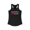 Blackwell 43 Chicago Hockey Grafitti Wall Design Women's Ideal Racerback Tank Top