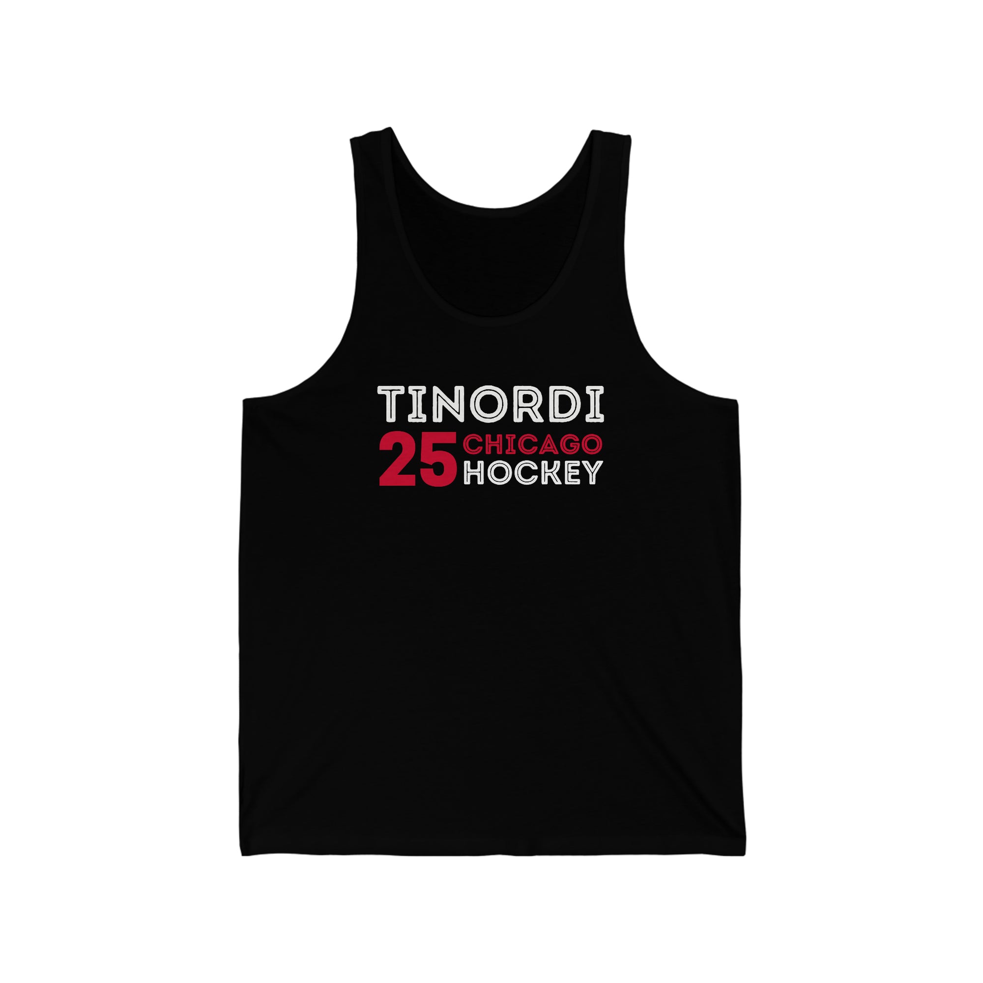 Tinordi 25 Chicago Hockey Grafitti Wall Design Unisex Jersey Tank Top