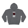 Dickinson 16 Chicago Hockey Black Vertical Design Unisex Hooded Sweatshirt
