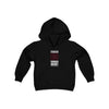 Athanasiou 89 Chicago Hockey Black Vertical Design Youth Hooded Sweatshirt