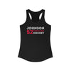 Johnson 52 Chicago Hockey Grafitti Wall Design Women's Ideal Racerback Tank Top