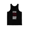 Guttman 70 Chicago Hockey Black Vertical Design Unisex Jersey Tank Top