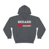Bedard 98 Chicago Hockey Grafitti Wall Design Unisex Hooded Sweatshirt