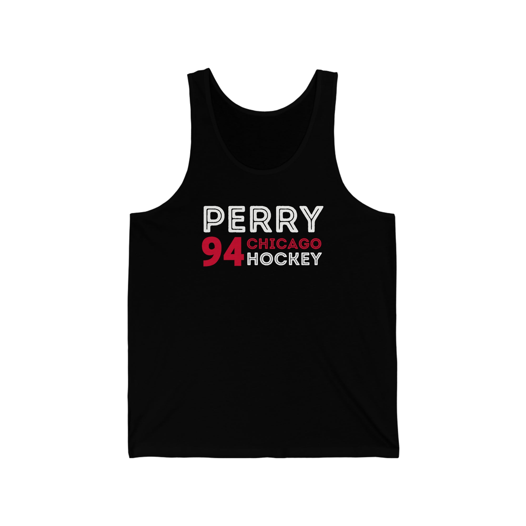Perry 94 Chicago Hockey Grafitti Wall Design Unisex Jersey Tank Top