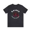 Kaiser 44 Chicago Hockey Number Arch Design Unisex T-Shirt
