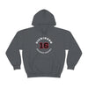 Dickinson 16 Chicago Hockey Number Arch Design Unisex Hooded Sweatshirt