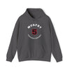 Murphy 5 Chicago Hockey Number Arch Design Unisex Hooded Sweatshirt