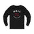 Hall 71 Chicago Hockey Number Arch Design Unisex Jersey Long Sleeve Shirt