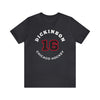 Dickinson 16 Chicago Hockey Number Arch Design Unisex T-Shirt