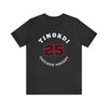 Tinordi 25 Chicago Hockey Number Arch Design Unisex T-Shirt