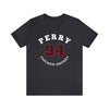 Perry 94 Chicago Hockey Number Arch Design Unisex T-Shirt