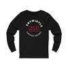 Entwistle 58 Chicago Hockey Number Arch Design Unisex Jersey Long Sleeve Shirt