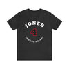 Jones 4 Chicago Hockey Number Arch Design Unisex T-Shirt