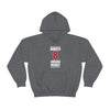 Donato 8 Chicago Hockey Red Vertical Design Unisex Hooded Sweatshirt