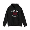 Perry 94 Chicago Hockey Number Arch Design Unisex Hooded Sweatshirt