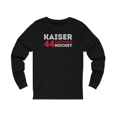 Kaiser 44 Chicago Hockey Grafitti Wall Design Unisex Jersey Long Sleeve Shirt