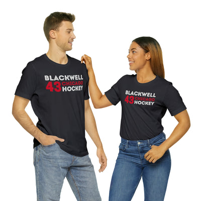 Blackwell 43 Chicago Hockey Grafitti Wall Design Unisex T-Shirt