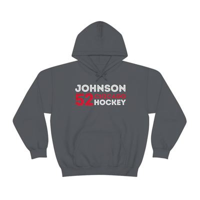 Johnson 52 Chicago Hockey Grafitti Wall Design Unisex Hooded Sweatshirt