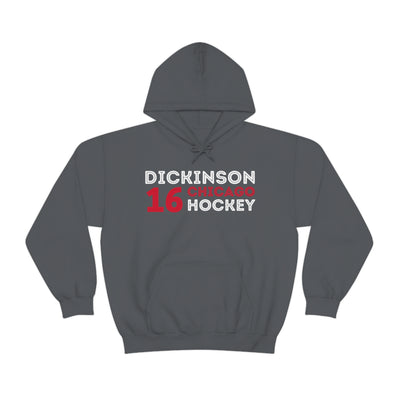 Dickinson 16 Chicago Hockey Grafitti Wall Design Unisex Hooded Sweatshirt