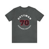 Guttman 70 Chicago Hockey Number Arch Design Unisex T-Shirt