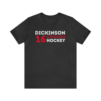 Dickinson 16 Chicago Hockey Grafitti Wall Design Unisex T-Shirt