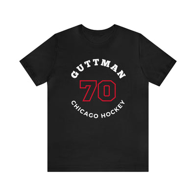 Guttman 70 Chicago Hockey Number Arch Design Unisex T-Shirt