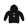 Zaitsev 22 Chicago Hockey Black Vertical Design Youth Hooded Sweatshirt