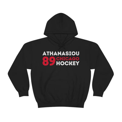 Athanasiou 89 Chicago Hockey Grafitti Wall Design Unisex Hooded Sweatshirt