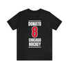 Donato 8 Chicago Hockey Red Vertical Design Unisex T-Shirt