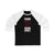 Foligno 17 Chicago Hockey Black Vertical Design Unisex Tri-Blend 3/4 Sleeve Raglan Baseball Shirt