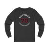Guttman 70 Chicago Hockey Number Arch Design Unisex Jersey Long Sleeve Shirt