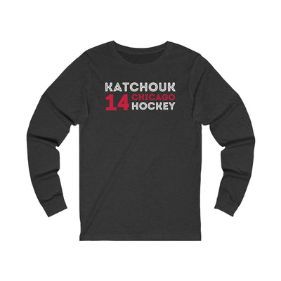 Katchouk 14 Chicago Hockey Grafitti Wall Design Unisex Jersey Long Sleeve Shirt